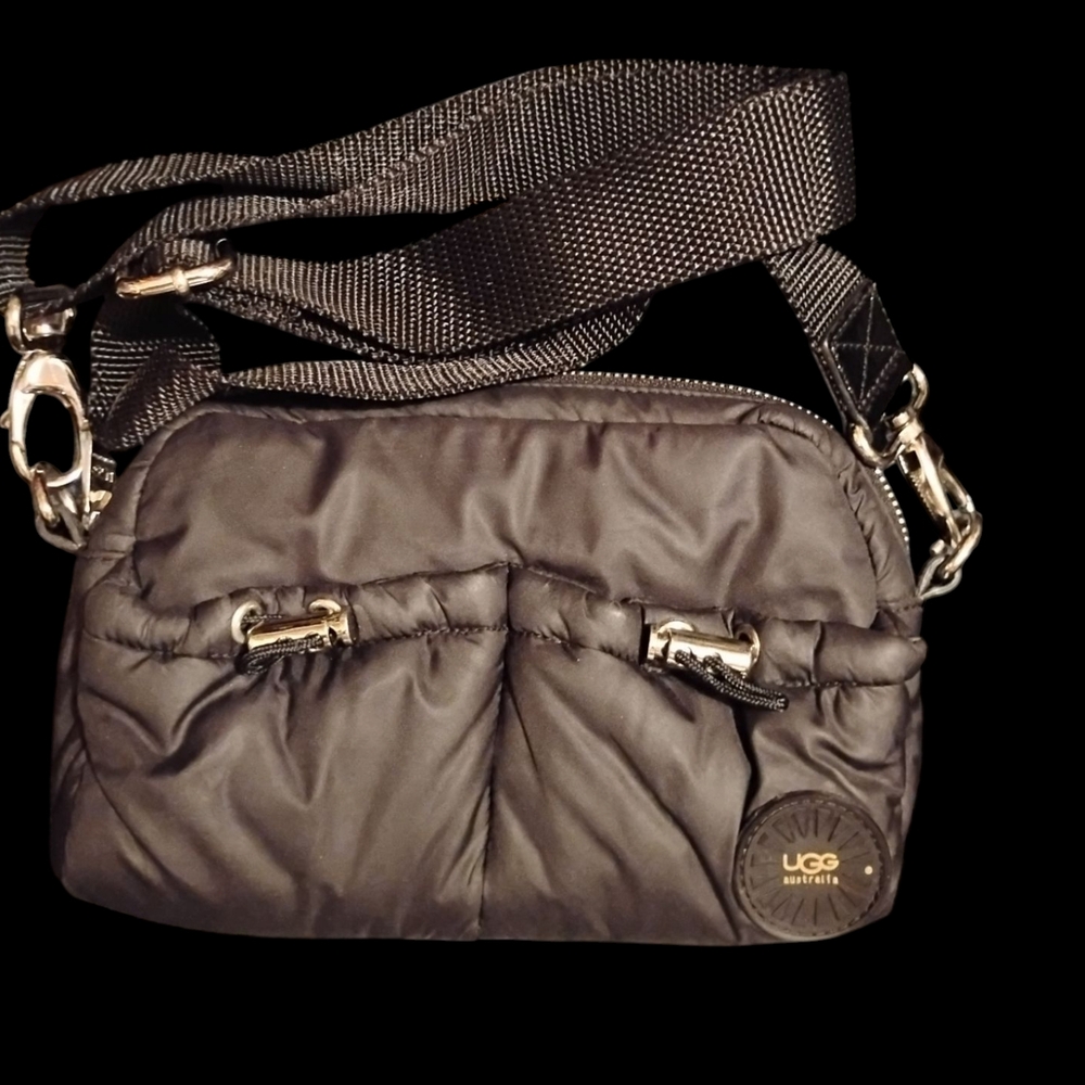 UGG Black Quilted Crossbody Bag